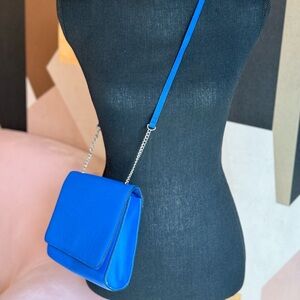 H&M cobalt blue cross body bag